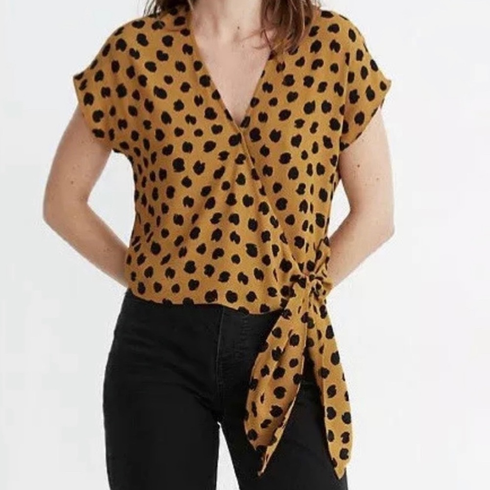 Madewell wrap shirt